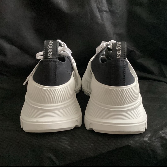 Alexander McQueen Tread Slick Canvas Platform Sneakers, Size 41 - Picture 5 of 14